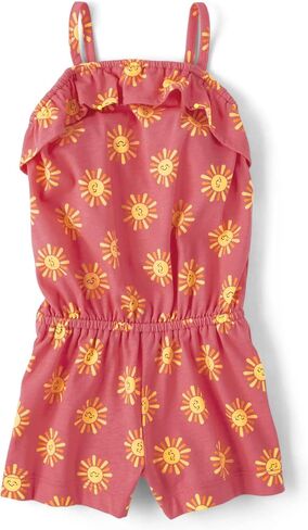 The Children's Place Baby Toddler Girls Ruffle Romper in Saudi Arabia