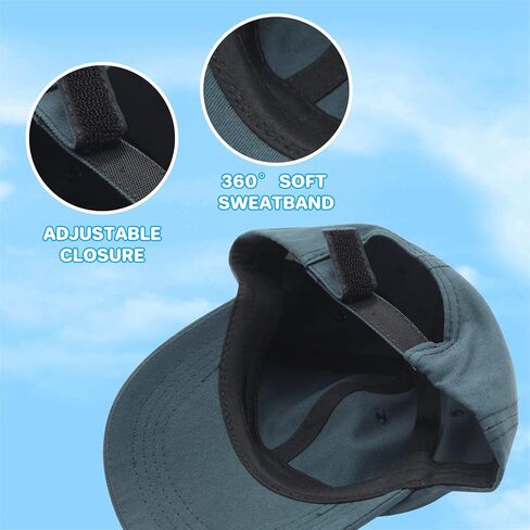 قبعة بيسبول للأطفال من Duoyeree قبعة شمسية قابلة للتعديل خفيفة الوزن وناعمة للصيف على الشاطئ للأطفال الصغار والأولاد والبنات in Kuwait