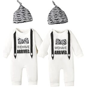 Baby Boy Matching Outfit Newborn Boy Twins Bodysuit Ladies We Have Arrived Romper in Saudi Arabia