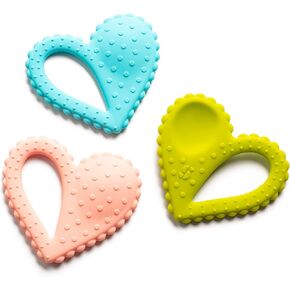 Special Supplies Teether Heart Spoon Oral Motor Therapy Tools, Textured Stimulation and Sensory Input Treatment for Babies and Toddlers, BPA Free Silicone, Dual Use Spoon Plus Teether in Saudi Arabia