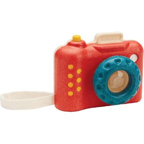 PlanToys My First Camera Toddler Toys with Adjustable Kaleidoscope Lens and Clickable Shutter, Sustainably-Made with Non Toxic Materials for Safe Pretend Play in Saudi Arabia