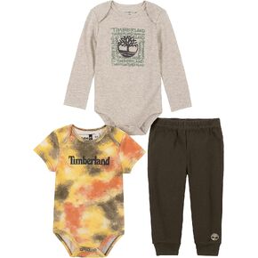 Timberland baby-boys 3 Pieces Bodysuits Pant Set in Saudi Arabia