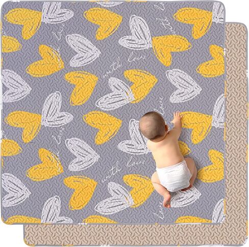 سجادة لعب الأطفال المصنوعة من القطن الناعم للرضع والأطفال الصغار، سجادة وقت الاستلقاء على البطن، سجادة نشاط الطفل للأرضية، سجادة زحف قابلة للطي للاستخدام الداخلي والخارجي in Kuwait