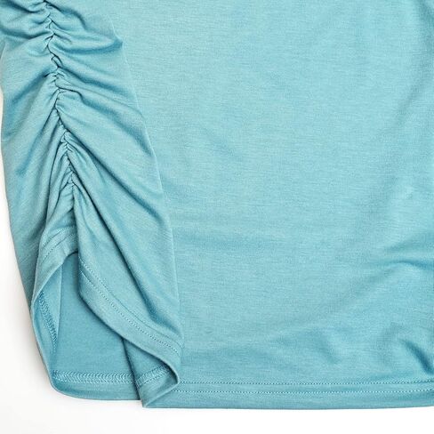 GINKANA Maternity Shirts Square Neck Tee Shirt Pregnancy Mama Basic Top Casual Short Sleeve Shirt for Daily Wear in Kuwait