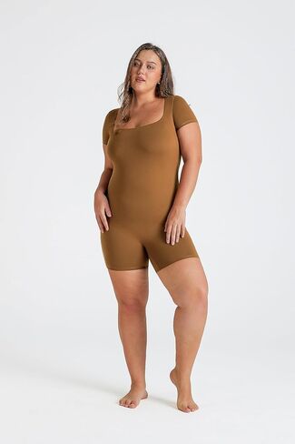 POSHDIVAH بدلة أمومة نسائية برقبة مربعة بدلة حمل تي شيرت علوي بأكمام قصيرة رومبير in Kuwait