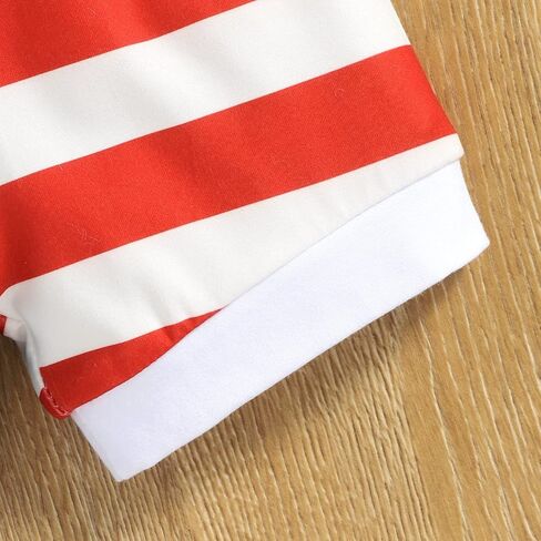 My First 4th of July Newborn Baby Boy Outfits American Flag Summer Romper Pants Independence Day 2PCS Set in Saudi Arabia