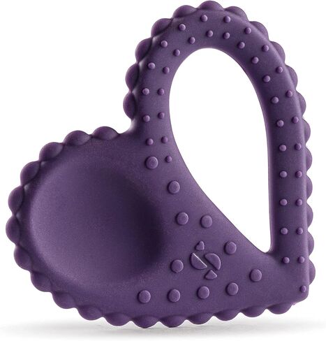 Special Supplies Teether Heart Spoon Oral Motor Therapy Tools, Textured Stimulation and Sensory Input Treatment for Babies and Toddlers, BPA Free Silicone, Dual Use Spoon Plus Teether in Saudi Arabia
