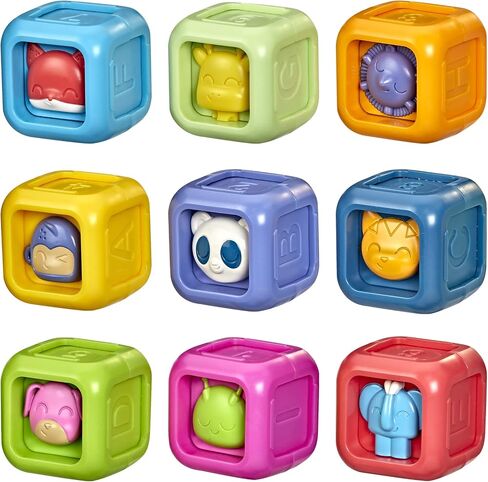 Playskool Critter Building Blocks, Toddler and Baby Toy for Ages 6 Months and Up (Amazon Exclusive) in Kuwait