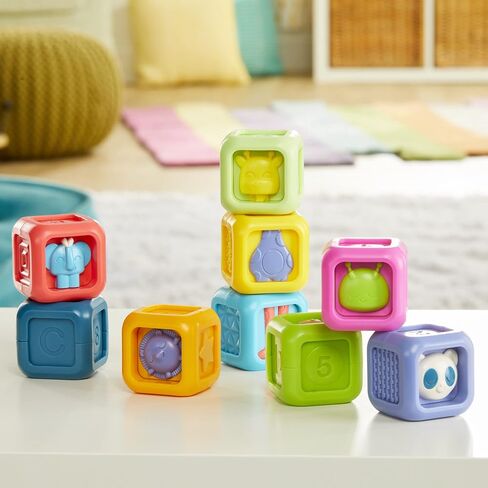Playskool Critter Building Blocks, Toddler and Baby Toy for Ages 6 Months and Up (Amazon Exclusive) in Kuwait