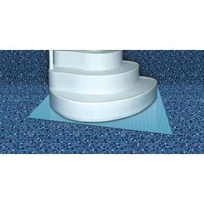 SWIMLINE HYDROTOOLS Protecitve Pool Ladder Mat For Above Ground Pools Stairs, Steps, & Ladders | 9 X 24 INCH | Safety & Stability Swimming Pool Accessories | Made in USA | Premium Durable Material