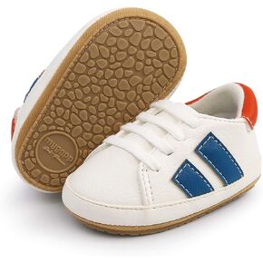 RVROVIC Baby Boys Girls Anti-Slip Sneakers Soft Ankle Boots Toddler First Walkers Newborn Crib Shoes in Kuwait