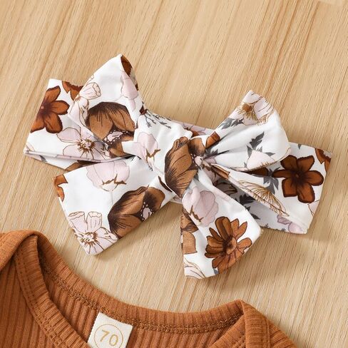 ملابس MIEKISA للرضع البنات بأكمام طويلة وسروال ملابس للفتيات حديثي الولادة in Kuwait