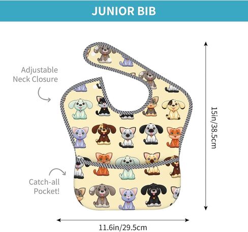 مريلة أطفال مقاومة للماء من AVULZGD للأولاد والبنات الصغار يأكلون مع صائد الطعام من 6 إلى 18 شهرًا in Kuwait