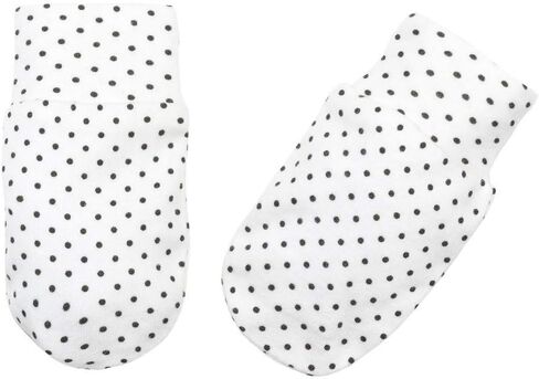 قفازات أطفال للجنسين من القطن العضوي من شركة أندر ذا نيل، مقاس 0-3 م in Kuwait