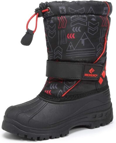 CIOR Kids Snow Boots for Boys Girls Toddler Winter Outdoor Boots Waterproof with Fur Lined(Toddler/Little Kids/Big Kid) in Saudi Arabia
