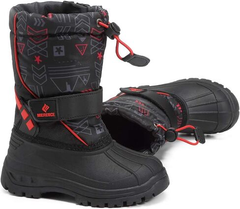 CIOR Kids Snow Boots for Boys Girls Toddler Winter Outdoor Boots Waterproof with Fur Lined(Toddler/Little Kids/Big Kid) in Saudi Arabia