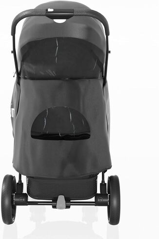 Kenyone Rain Cover Universal - Viewable Window Stroller Poncho, High Privacy Weather Shields Travel Stroller Accessories, Gray in Saudi Arabia
