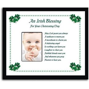 هدية التعميد الأيرلندي للأطفال الأولاد والبنات من بويتري جيفتس - إطار مباركة أيرلندية، إضافة صورة in Kuwait