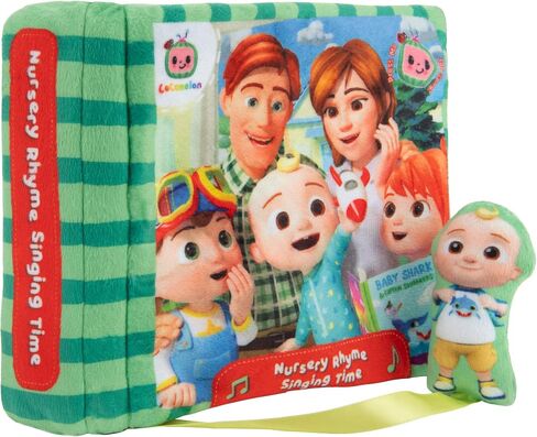 CoComelon Nursery Rhyme Singing Time Plush Book, Featuring Tethered JJ Plush Character Toy, for JJ’s Daily Musical Adventures – Books for Babies and Young Children in Saudi Arabia