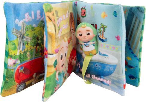 CoComelon Nursery Rhyme Singing Time Plush Book, Featuring Tethered JJ Plush Character Toy, for JJ’s Daily Musical Adventures – Books for Babies and Young Children in Saudi Arabia