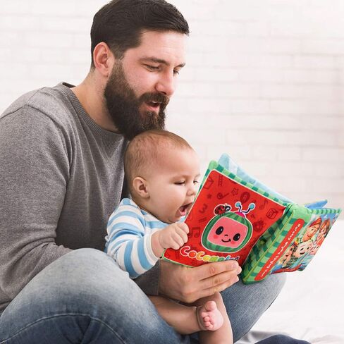 CoComelon Nursery Rhyme Singing Time Plush Book, Featuring Tethered JJ Plush Character Toy, for JJ’s Daily Musical Adventures – Books for Babies and Young Children in Saudi Arabia