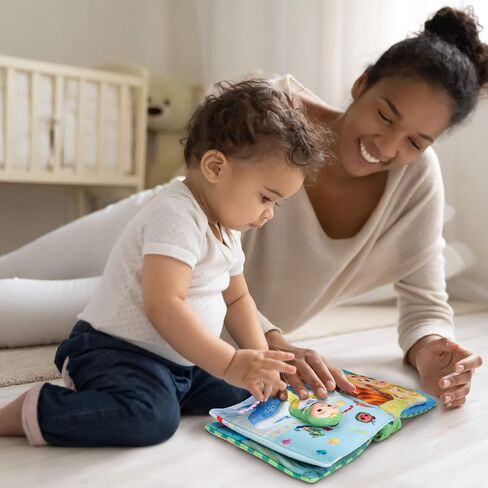 CoComelon Nursery Rhyme Singing Time Plush Book, Featuring Tethered JJ Plush Character Toy, for JJ’s Daily Musical Adventures – Books for Babies and Young Children in Saudi Arabia