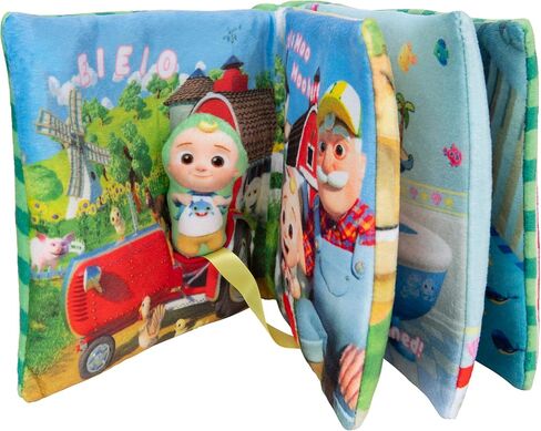 CoComelon Nursery Rhyme Singing Time Plush Book, Featuring Tethered JJ Plush Character Toy, for JJ’s Daily Musical Adventures – Books for Babies and Young Children in Saudi Arabia