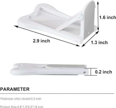 HYEXD Sliding Glass Door Lock Child Proof 2 Pieces Windows Locks Security Baby Safety Closets Patio Door Lock White Thin in Saudi Arabia