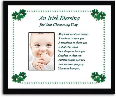هدية التعميد الأيرلندي للأطفال الأولاد والبنات من بويتري جيفتس - إطار مباركة أيرلندية، إضافة صورة in Kuwait