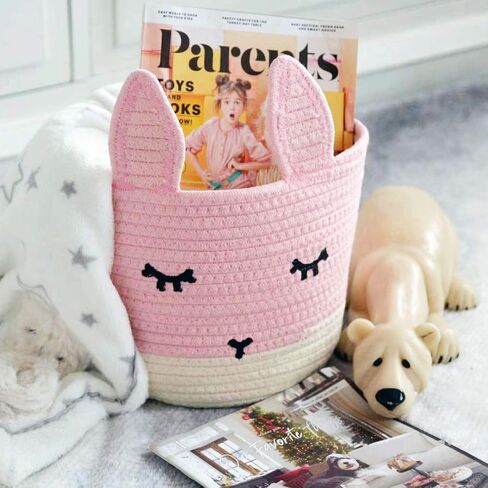 T&T Homewares Small Giraffe Baskets for Baby Diaper Organizer, Nursery Storage Room Decor, Kids Room Organizer, Cat Dog Toy Storage in Saudi Arabia