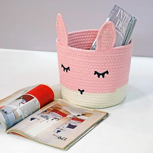 T&T Homewares Small Giraffe Baskets for Baby Diaper Organizer, Nursery Storage Room Decor, Kids Room Organizer, Cat Dog Toy Storage in Saudi Arabia
