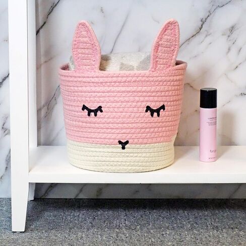 T&T Homewares Small Giraffe Baskets for Baby Diaper Organizer, Nursery Storage Room Decor, Kids Room Organizer, Cat Dog Toy Storage in Saudi Arabia