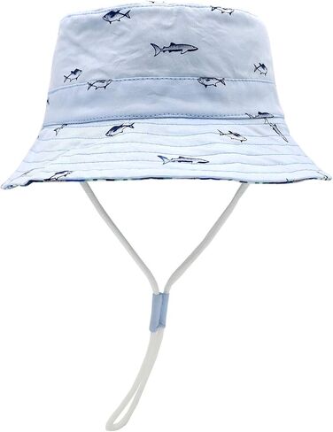 Sarfel Baby Sun Hat قبعات الصيف للأطفال الصغار بعامل حماية من الأشعة فوق البنفسجية 50+ قبعة دلو للأطفال قبعات الشاطئ للأطفال الأولاد in Kuwait