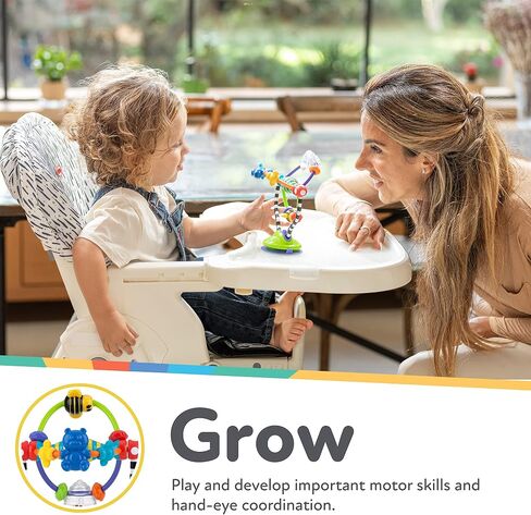 Nuby Buzzy Blossoms with Suction Base High Chair Interactive Toy for Early Development in Kuwait