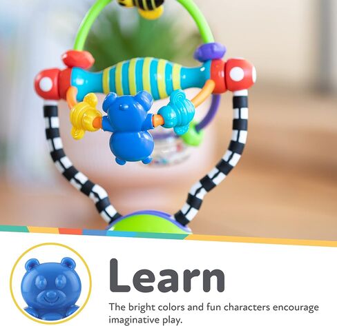 Nuby Buzzy Blossoms with Suction Base High Chair Interactive Toy for Early Development in Kuwait