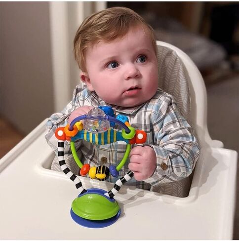 Nuby Buzzy Blossoms with Suction Base High Chair Interactive Toy for Early Development in Kuwait