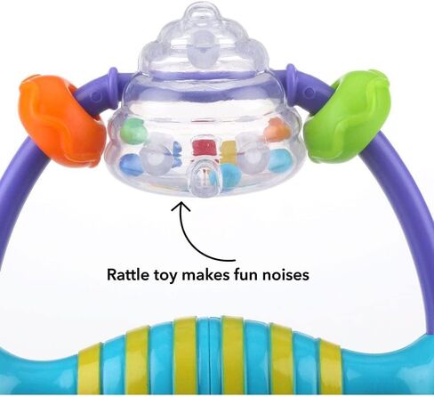 Nuby Buzzy Blossoms with Suction Base High Chair Interactive Toy for Early Development in Kuwait