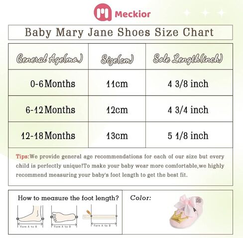 Meckior Infant Baby Girls Crown Mary Jane Soft Sole Bowknot Princess Shoes Newborn Prewalker Wedding Dress Flats Toddler Sneaker in Kuwait