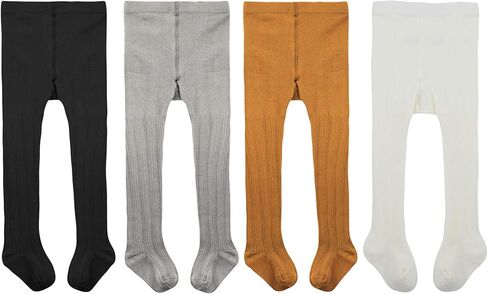 Zando Baby Tights Girls Leggings - جوارب قطنية للأطفال الصغار بدون خياطة جوارب طويلة متماسكة للأطفال حديثي الولادة in Kuwait