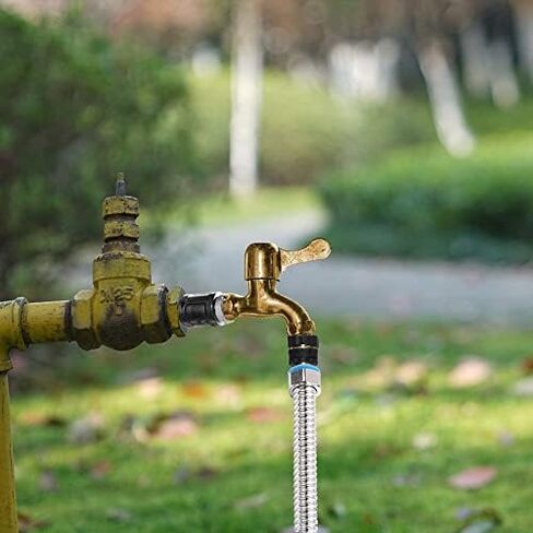 وصلة سريعة لخرطوم الحديقة من Hourleey، موصل سريع مناسب لخرطوم الحديقة للذكور والإناث مقاس 3/4 بوصة، مجموعة من 6 in Kuwait