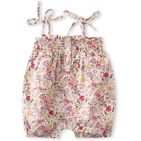 Arbag Baby Girls Rompers Ruffle Cotton Baby Girl Clothes Spring Summer Backcross Jumpsuits