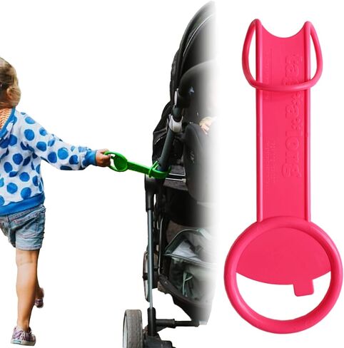 Tagalong Stroller Accessory for Child Safety | Toddler Must Have to Keep Kids Close | Toddler Travel Accessory - Links to Strollers, Backpacks, Shopping Carts - Disney Trip Essential - Pink Tag in Saudi Arabia