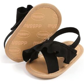 myppgg Baby Boys Girls Summer Sandals Non-Slip Soft Sole Infant Slippers Cotton Crib Shoes for Toddler First Walkers in Saudi Arabia