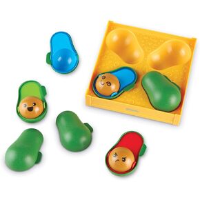 Learning Resources Learn-A-Lot Avocados - 9 Pieces, Ages 18+ months Toddler Social Emotional Learning Toys, Develops Fine Motor Skills, Toddler Learning Toys in Saudi Arabia