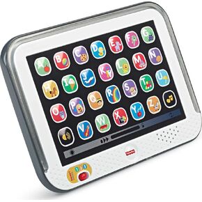 Fisher-Price Laugh & Learn Toddler Learning Toy Smart Stages Tablet With Educational Music & Lights For Ages 1+ Years, Gray in Saudi Arabia