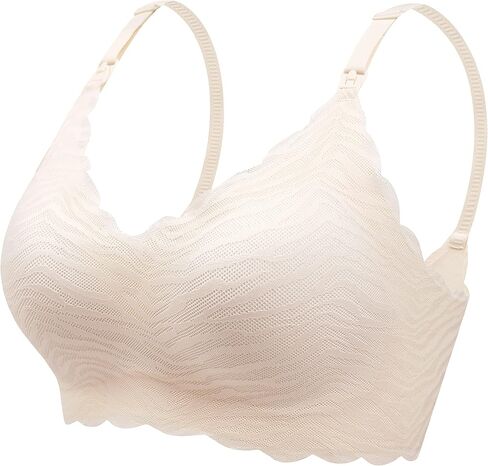 حمالة صدر للرضاعة من Seitop لراحة الرضاعة الطبيعية، حمالة صدر للحمل بدون خياطة، حمالة صدر للنوم بدون خياطة مع حقيبة غسيل in Kuwait