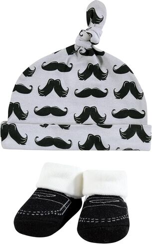 Hudson Baby Baby Girls' Cap and Socks Set in Kuwait