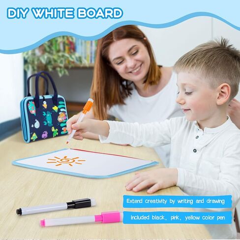 TESSGO Busy Board for 1 2 3 4 Year Old Toddlers, Travel Montessori Toys Educational Activity Sensory Board for Boys & Girls Gift in Kuwait