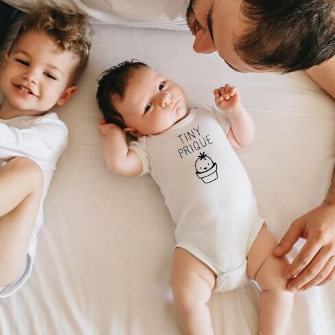 بدلة أطفال من Printique Organic معتمدة من GOTS للجنسين من عمر 0 ​​إلى 18 شهرًا - اقتباسات ساخرة مضحكة in Kuwait