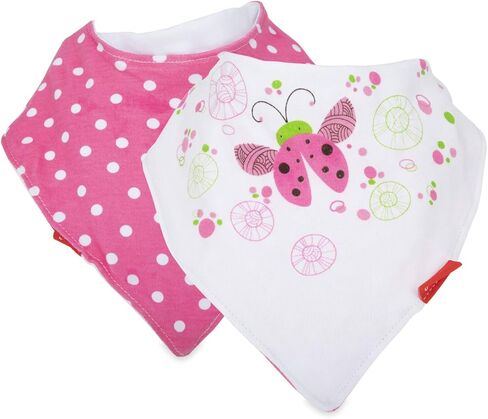 Nuby 2-pk Dribble Catcher Bandana bibs, Super Absorbent Drool Bib with Soft Comfort Neckline, Boy in Saudi Arabia